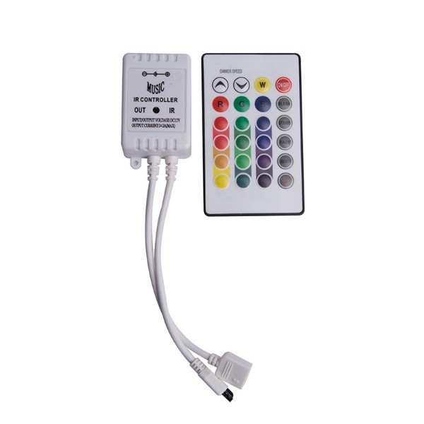 24键音乐LED控制器（1个音乐模式）